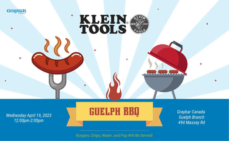 Supplier of the Month Guelph Branch BBQ featuring Klein Tools